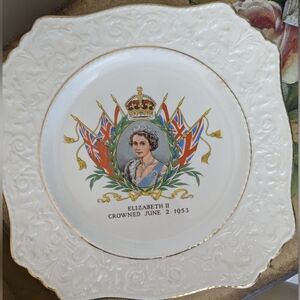 Royal Winton coronation plate